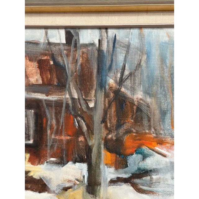 Pia Hesselmark‑campbell, The Forge, 1960s, Oil Painting on Canvas, Framed For Sale - Image 15 of 18