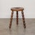 1950s 1950s French Bobbin Wood Tripod Stool For Sale - Image 5 of 11