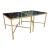 1940s Pair of Mid-Century French Brass Cocktail Tables For Sale