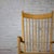 Late 20th Century Scandinavian Modern Rocking Chair Model J16 by Hans Wegner Beechwood & Natural Cord Seat For Sale - Image 11 of 17