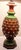 Textile German Ceramic Pineapple Table Lamp with Handmade Fabric Shade, 1970s For Sale - Image 7 of 12