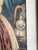 “Mother's Joy” Antique Color Lithograph Print by Kellogg in Carved Wood Adirondack Frame For Sale - Image 12 of 13
