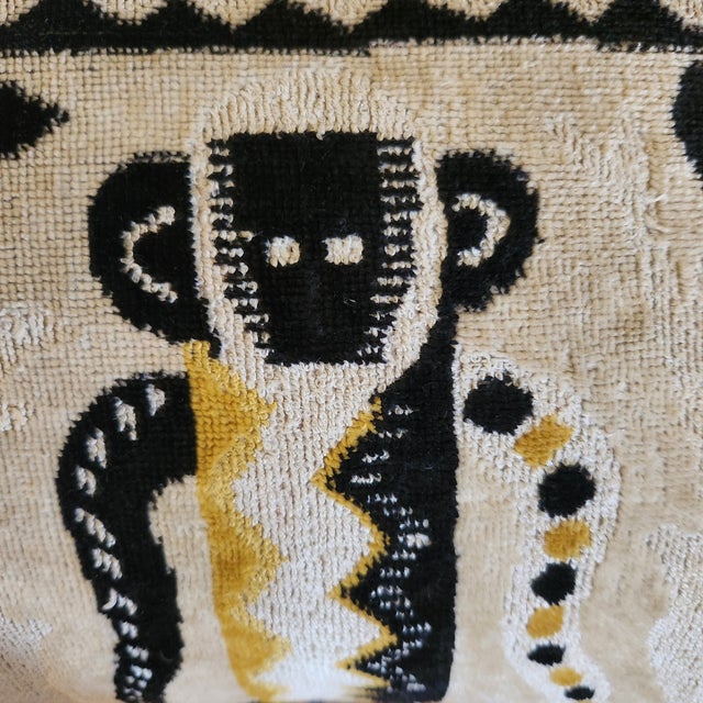 2020s Clarance House Safari Mohair Velvet Pillow, Pair For Sale - Image 5 of 6