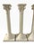 19th Century Set of Four English George III Corithian Column Creamware Candlesticks Late 18th Early 19th Century Staffordshire For Sale - Image 5 of 8