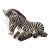 Vintage Pina Black & White Zebra Sculpture For Sale