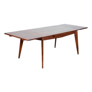 Extendable Rectangular Dining Table, 1950s For Sale