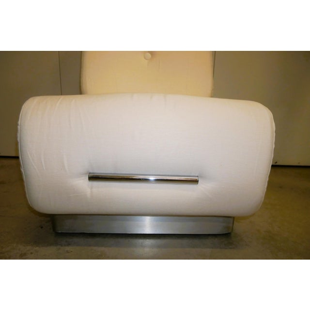 Vintage Lounge Chair in White, 1970s For Sale - Image 14 of 15