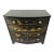 Hand Painted Black Lacquer Chinoiserie Chest For Sale