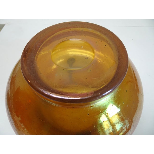 Glass Art Nouveau Iriscedent Selberisis II Glass Vase with Applied Glass from Loetz, Austria, 1890s For Sale - Image 7 of 13