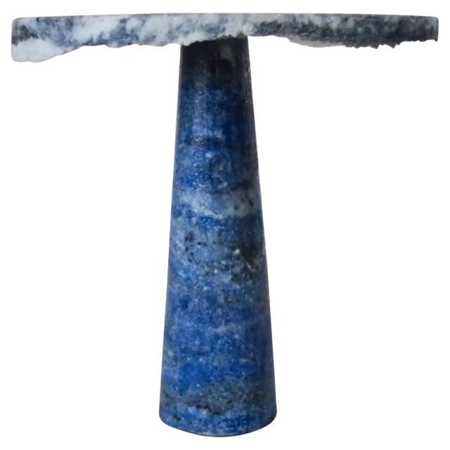 Marble Salt Side Table by Roxane Lahidji For Sale