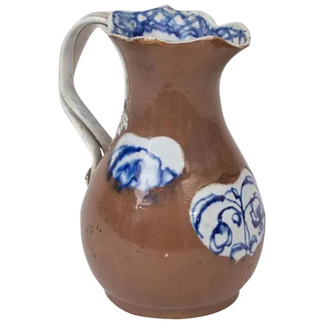 Brown 18th Century English Leeds Pottery Jug For Sale - Image 8 of 8