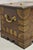 Early 20th Century Antique Anglo Indian Oak Wood & Brass Mounted Coffer Blanket Chest Trunk For Sale - Image 5 of 16