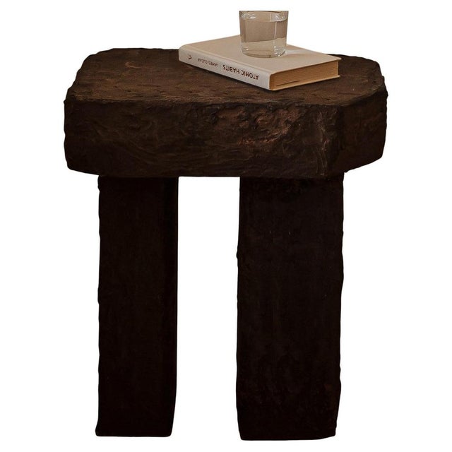 Brown Ruins Side Table in Resin by Szymon Keller For Sale - Image 8 of 8