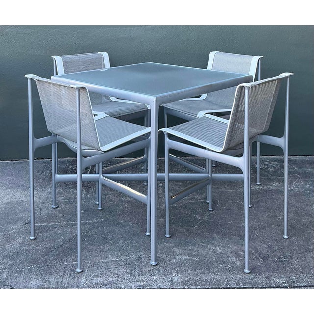Vintage Richard Schultz High Top Dining Table & 4 Chairs For Sale - Image 9 of 12