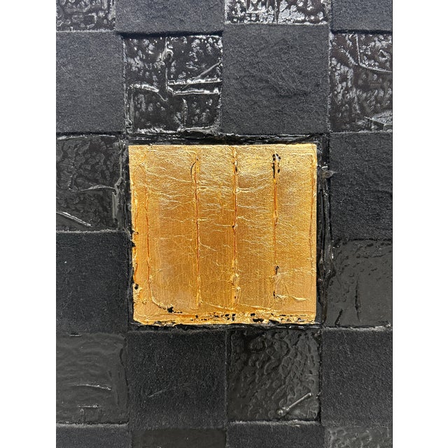 "Square One" Triptych Painting by Sabine Stromeyer b.1962 For Sale In Austin - Image 6 of 11
