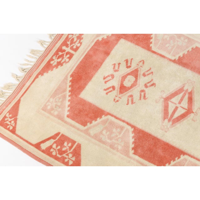 Mid 20th Century Small Handknotted Floor Rug For Sale - Image 4 of 10