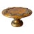 Mid 20th Century Italian Gold Leaf Ceramic Topiary Plant Stand For Sale