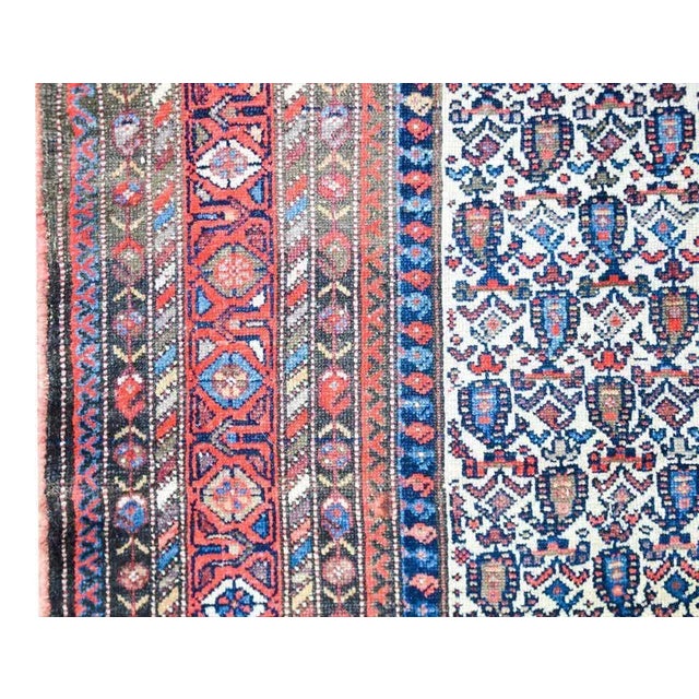 White Early 20th Century Nehaband Rug For Sale - Image 8 of 13
