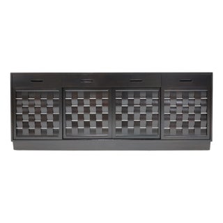 Basket Weave Sideboard by Edward Wormley for Dunbar in Mahogany, C. 1960s For Sale