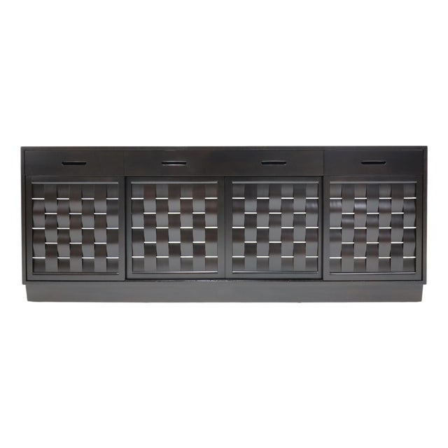 Basket Weave Sideboard by Edward Wormley for Dunbar in Mahogany, C. 1960s For Sale
