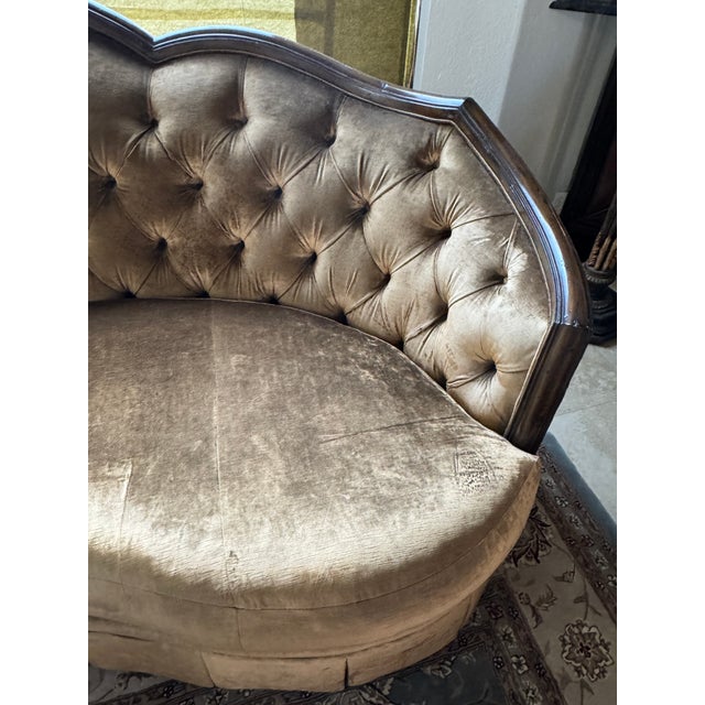 Marge Carson Natalia Sofa With Pillows Included in a Rich Mustard Gold