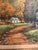 1970s Vintage D. Snyder Dual-Signed Impasto Landscape Painting in Ornate Gallery Frame For Sale - Image 5 of 16