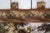 Forest Green 1950s, Mid-Century German Tapestry Wall Hanging 6.11' X 5.1' For Sale - Image 8 of 17