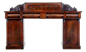 19th Century William IV Mahogany Pedestal Sideboard, 1830