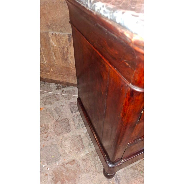 19th Century Restoration Chest of Drawers in Mahogany, 1890 For Sale - Image 5 of 8