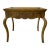 Baker Furniture French Provincial Style Walnut Side Table For Sale