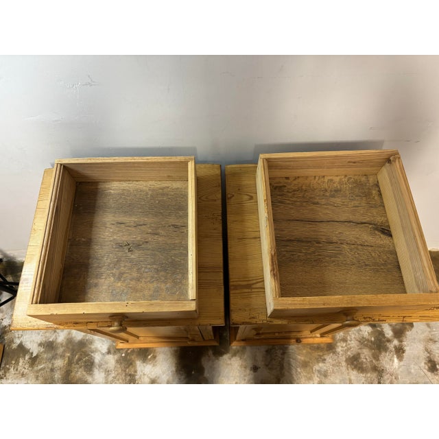Antique European Pine Pot Cupboards - a Pair For Sale In Naples, FL - Image 6 of 9