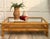 Mid-Century Two-Tier Woven Rattan & Cane Coffee Table With Glass Top For Sale - Image 15 of 15