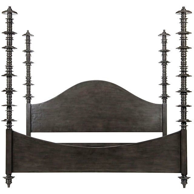 Gothic NOIR Ferret Bed, Eastern King, Pale For Sale - Image 3 of 3