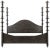 Gothic NOIR Ferret Bed, Eastern King, Pale For Sale - Image 3 of 3