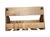 Contemporary Late 20th Century Wooden Wall-Mounted Wine Rack With Glass Slots For Sale - Image 3 of 5