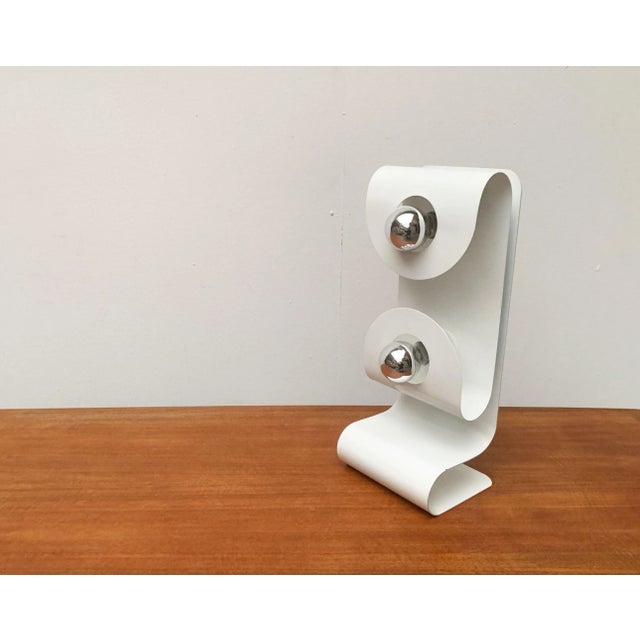 Mid-Century Space Age Metal Table Lamp For Sale - Image 15 of 18