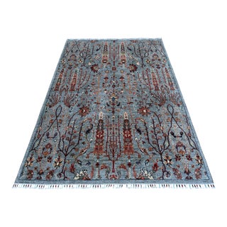 Contemporary Bidjar Tree of Life Hand-Knotted Wool Rug For Sale