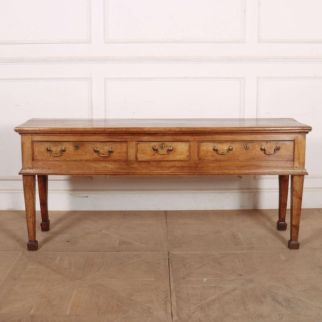 English Dresser Base in Fruitwood For Sale - Image 12 of 12