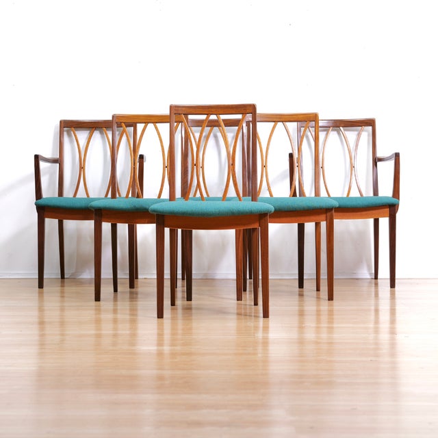 Mid-Century Modern 1970s Set of 6 Mid Century Dining Chairs by G Plan For Sale - Image 3 of 10