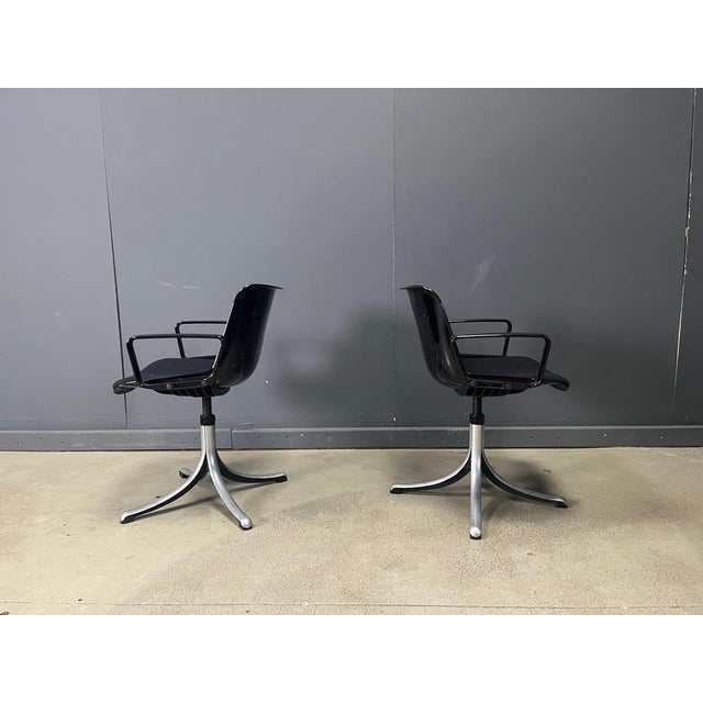 Black Modus Chairs by Osvaldo Borsani for Tecno, 1970s, Set of 2 For Sale - Image 8 of 11