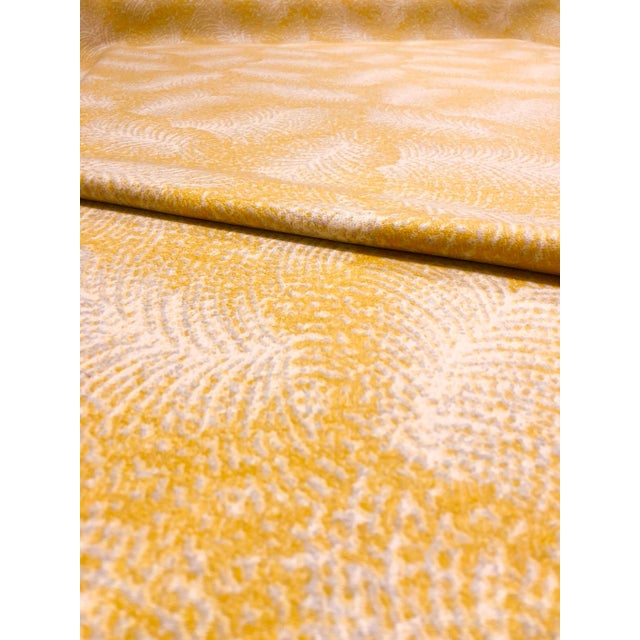 Mid-Century Modern Holland + Sherry Josephine - Mimosa Designer Wool Upholstery Fabric - 7 Yards For Sale - Image 3 of 5