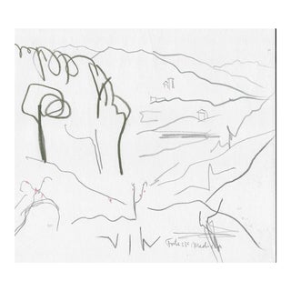 Norbert Voelkel Fortezza Medicea Italian Drawing For Sale