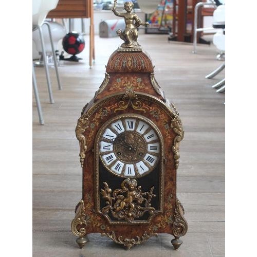 Italian Table Clock, 1950 For Sale - Image 4 of 18