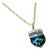 New York Adirondack MTS Fritz Reu Sterling Silver Enamel Vintage Charm on New 18 Inch Gold Filled Necklace For Sale