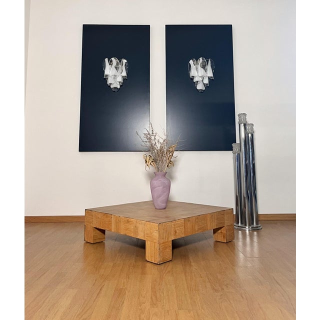 Mid-Century Modern Vintage Italian Murano Glass Wall Lights, 1990, Set of 2 For Sale - Image 3 of 15