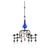 1970s Candelabra in Glass and Wrought Iron by Erik Höglund for Boda Glasbruk, 1970s For Sale - Image 5 of 5