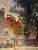 Gerard Van Vliet, Dutch Architecture, Oil on Wood For Sale - Image 6 of 9