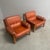 Mid 20th Century Brutalist Leather Lounge Chairs, 1960s, Set of 2 For Sale - Image 5 of 18