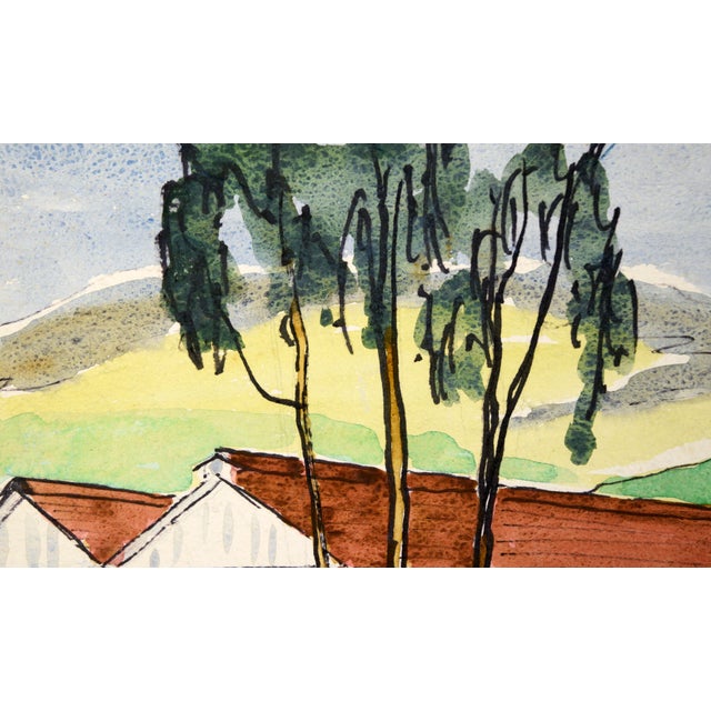 American Trout Gulch Road Design Proposal, Aptos Ca - Watercolor on Heavy Cardstock by Jon Blanchette For Sale - Image 3 of 7