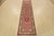 Farmhouse Kazak Runner 2’9” X 9’10” Pink Wool Tribal Hand-Knotted Oriental Rug For Sale - Image 3 of 13